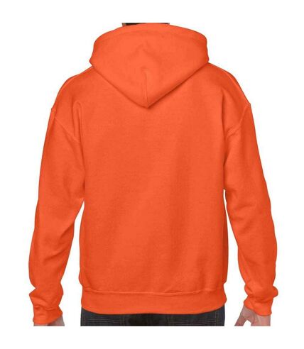 Unisex adult heavy blend hoodie orange Gildan