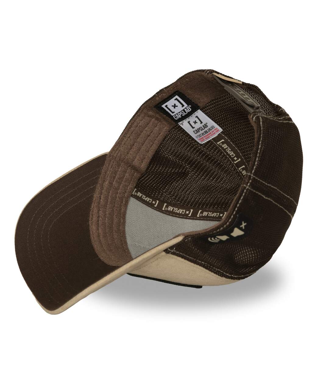 Casquette trucker premium avec filet et patch Art Mono Capslab-5