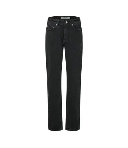 Mens Denim Logo Slim Jeans Indigo Lacoste