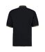 Mens st mellion classic polo shirt black/yellow Kustom Kit