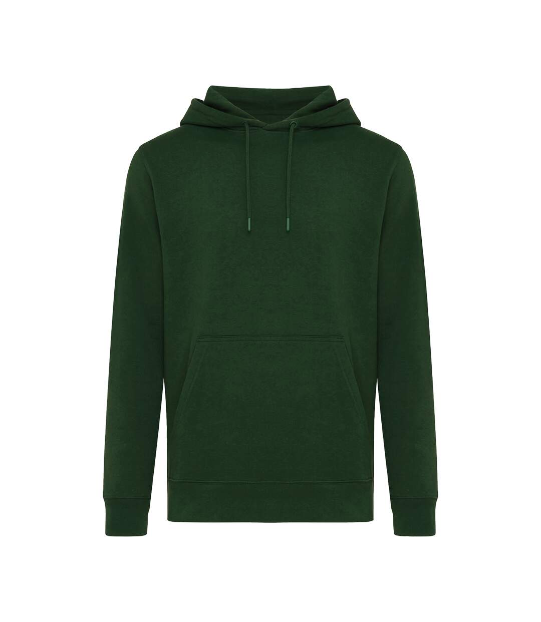 Unisex Adult Rila Recycled Cotton Lightweight Hoodie Forest Green Iqoniq-2