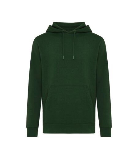 Unisex Adult Rila Recycled Cotton Lightweight Hoodie Forest Green Iqoniq