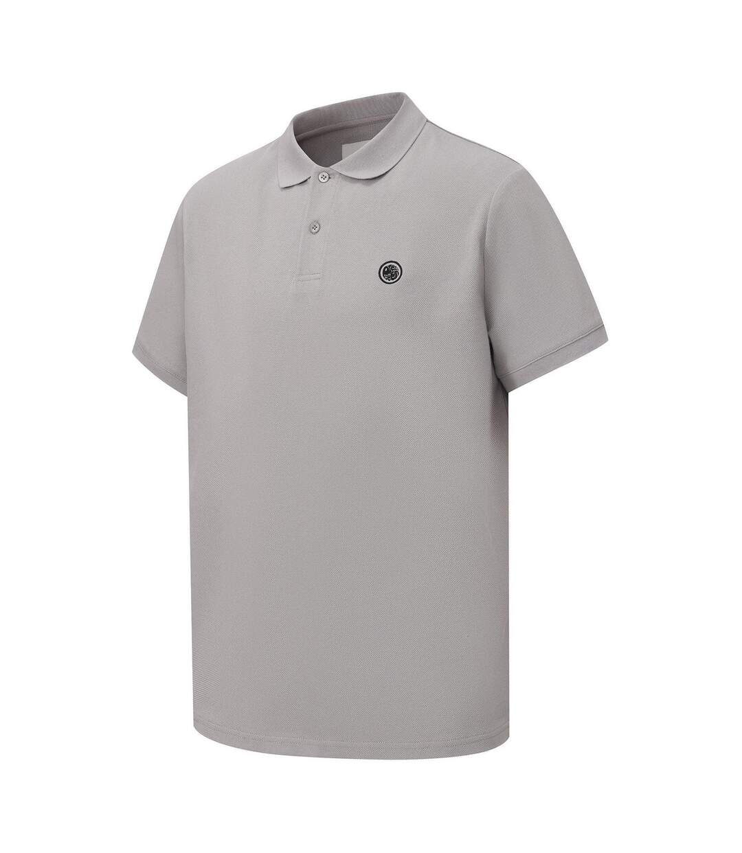 Mens Cotton Polo Shirt Black Pretty Green-4