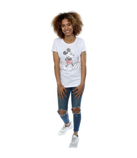 Disney - T-shirt WALKING - Femme (Blanc) - UTBI1193