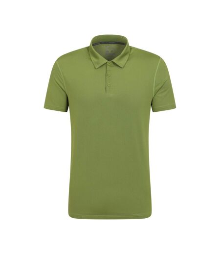 Mountain Warehouse Mens Court IsoCool Polo Shirt (Khaki Green)