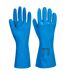 Unisex adult nitrile food industry gauntlet xs blue Portwest-1