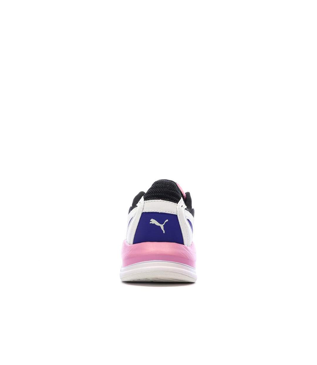 Baskets blanches/noires/roses femme puma xray speed lite-3