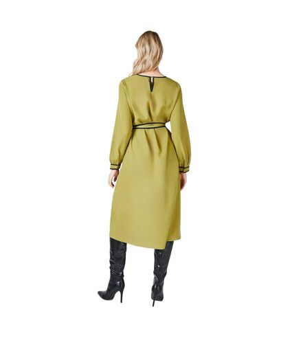 Robe mi-longue femme vert Principles