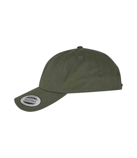 Casquette à profil bas adulte vert kaki foncé Flexfit