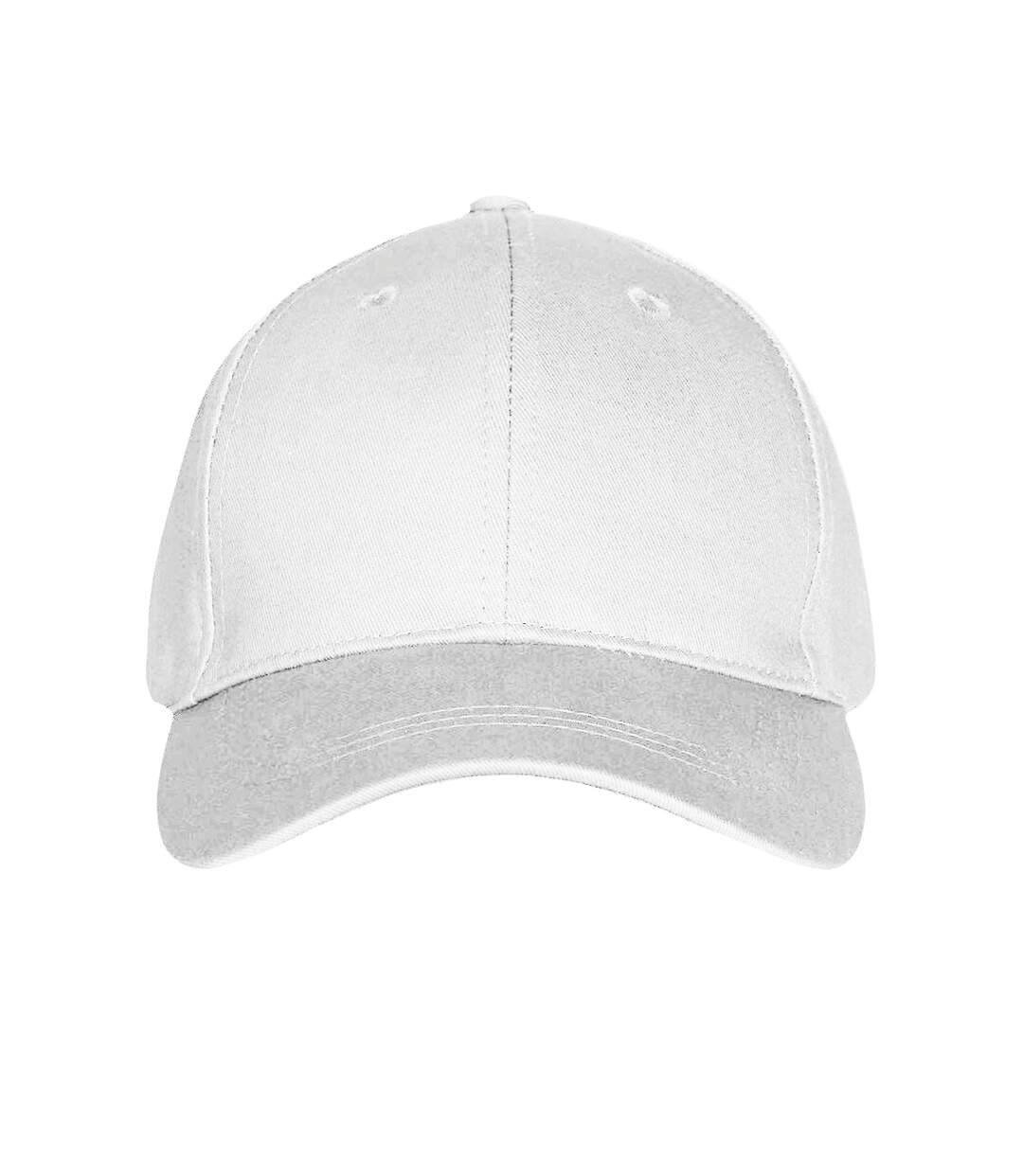 Casquette de baseball classic adulte blanc Clique-1