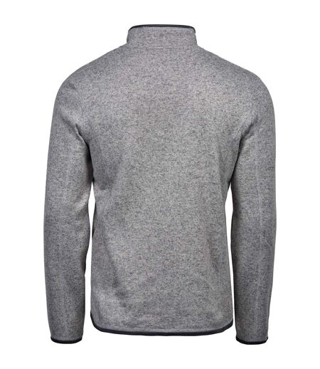 Mens Outdoor Fleece Jacket Grey Melange Tee Jays