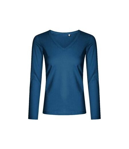 T-shirt Femme Bleu Pétrole X.O By Promodoro