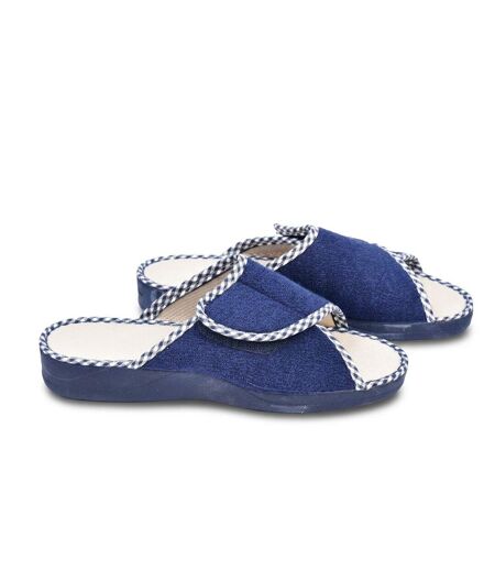 OZABI-Pantoufle Mule Femme Eponge Scratch Ajustable Fabriquee en Espagne