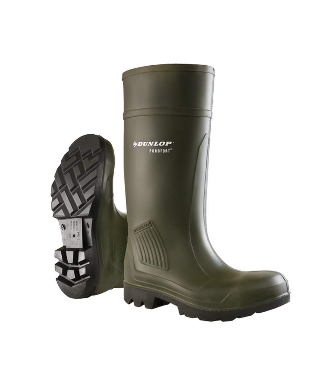 Bottes de pluie purofort adulte mixte vert Dunlop-3