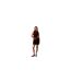 Womens/ladies Ribbed Slim Sleeveless Tank Top Rouge Calvin Klein-1