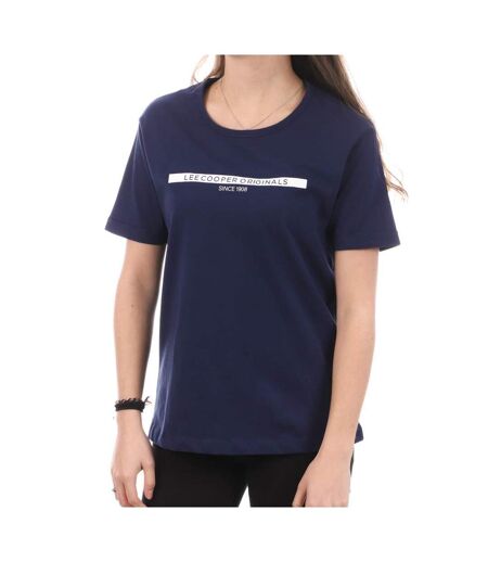 T-shirt Marine Femme Lee Cooper Olise - XS