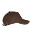 Casquette De Baseball Long Beach Chocolat SOLS-3
