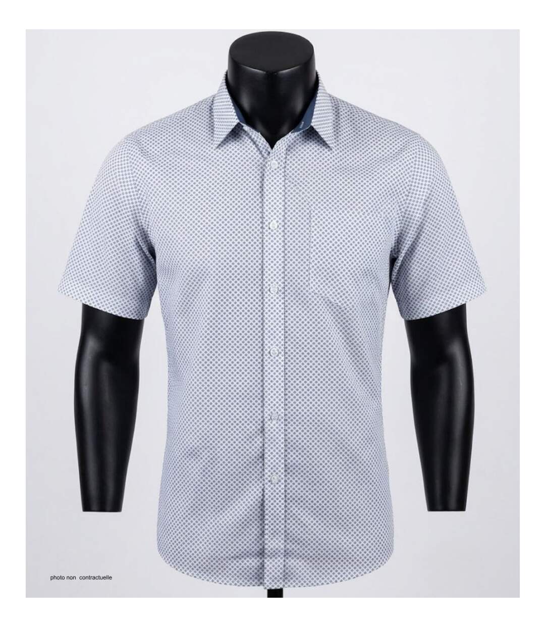 Chemise manches courtes à motifs CH4033-3
