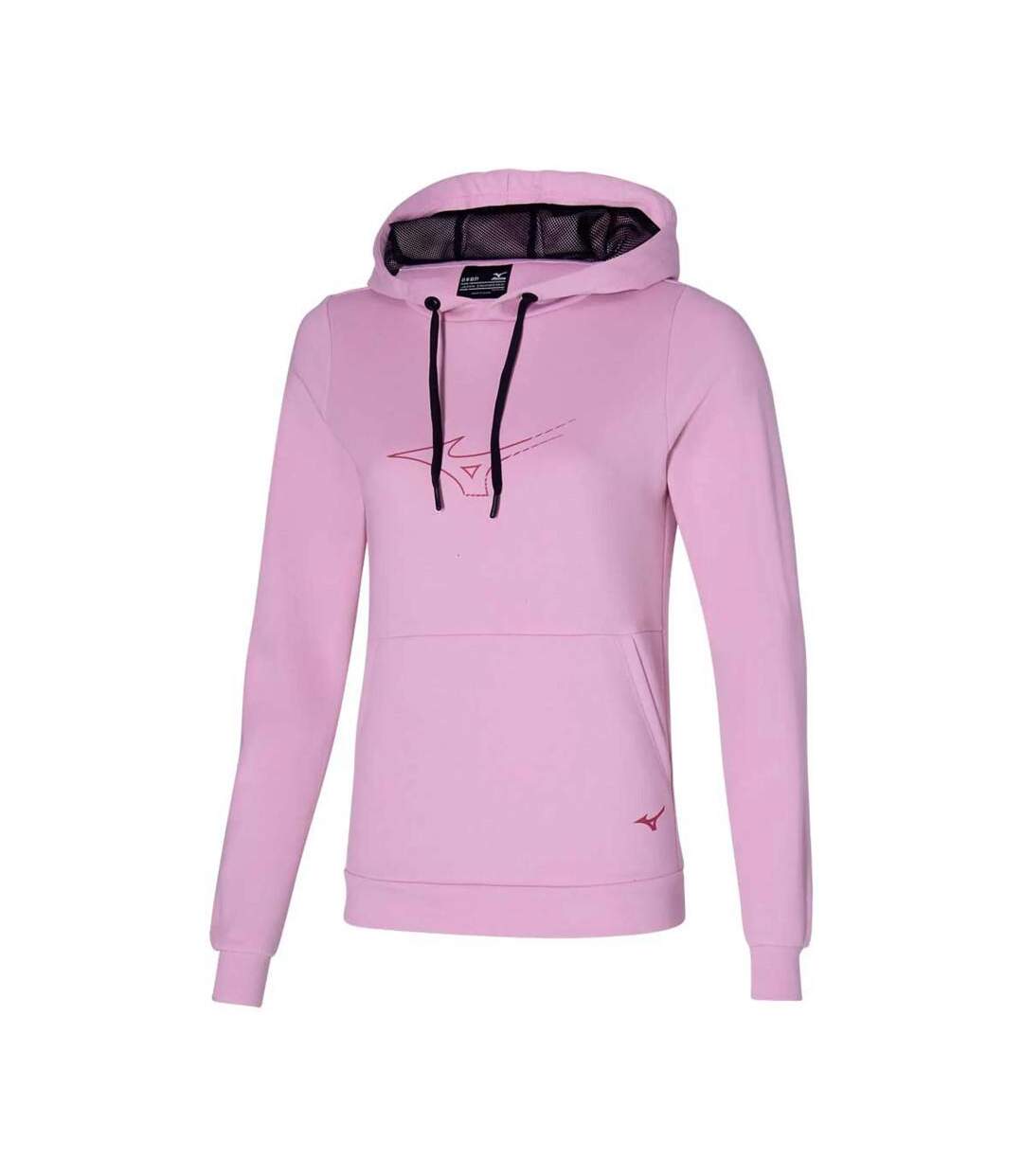 Sweat à Capuche Mauve Femme Mizuno Athletic Hoody - S