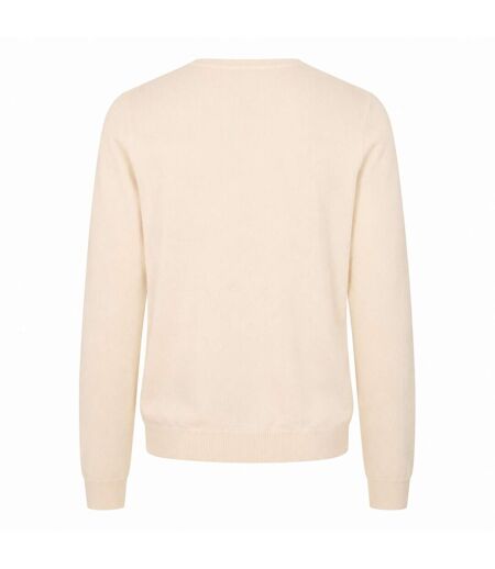Mens Crew Neck Regular Long-sleeved Sweatshirt White Boss