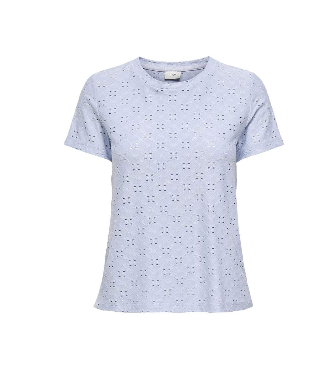 T-shirt bleu femme jdy cathinka - l-2