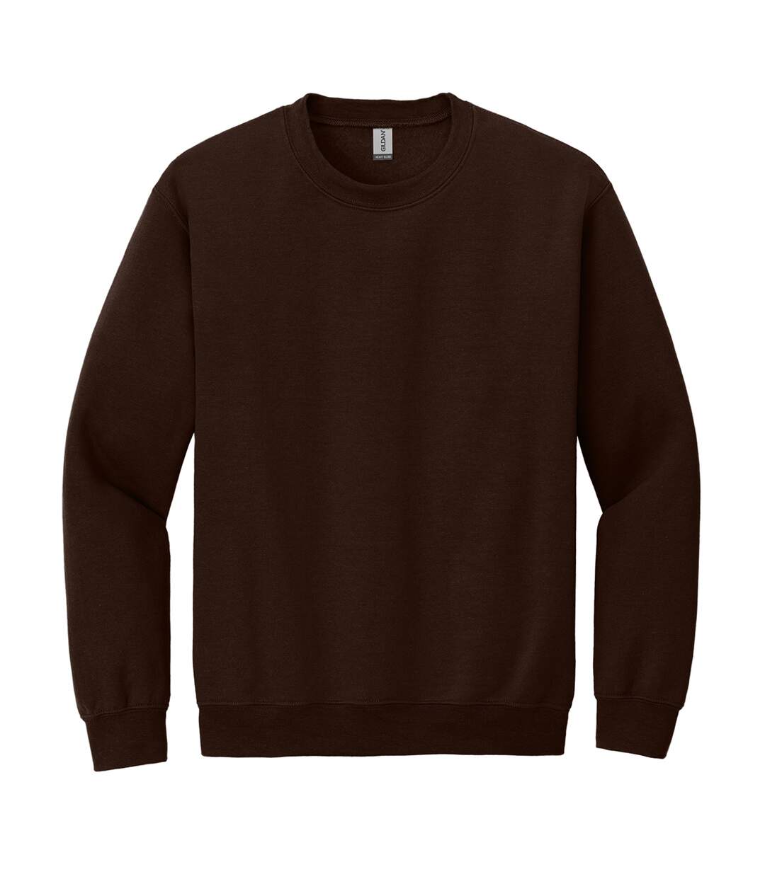 Sweat Adulte Chocolat Foncé Gildan-2