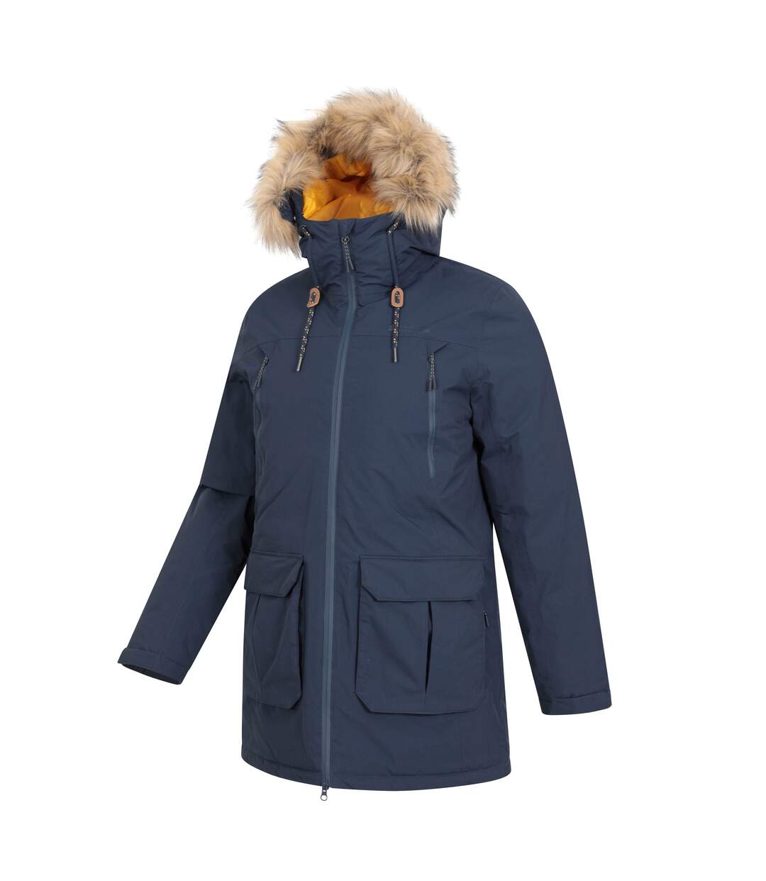 Mens Traverse Hybrid Waterproof Jacket Navy Mountain Warehouse-3