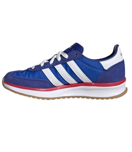 Womens/ladies Run 70s 2.0 Retro Leather Trainers Royal Blue White Ruby Adidas