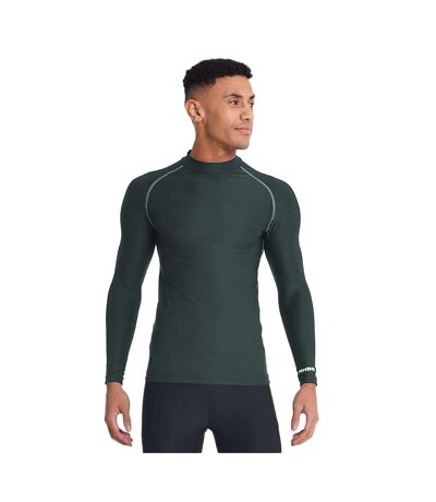 T-shirt Base Layer À Manches Longues Homme Vert Bouteille Rhino