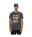 T-shirt homme col rond en jersey acid wash et print devant Cars Vondutch-1