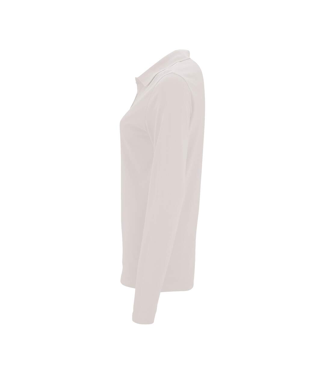 Polo manches longues perfect femme blanc SOLS-3