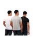 Pack Of 3  Mens Embroidered Logo T-shirt  Black Grey White DKNY-2