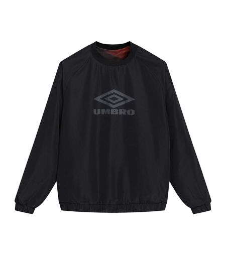 Mens Reversible Top Black Orange Umbro