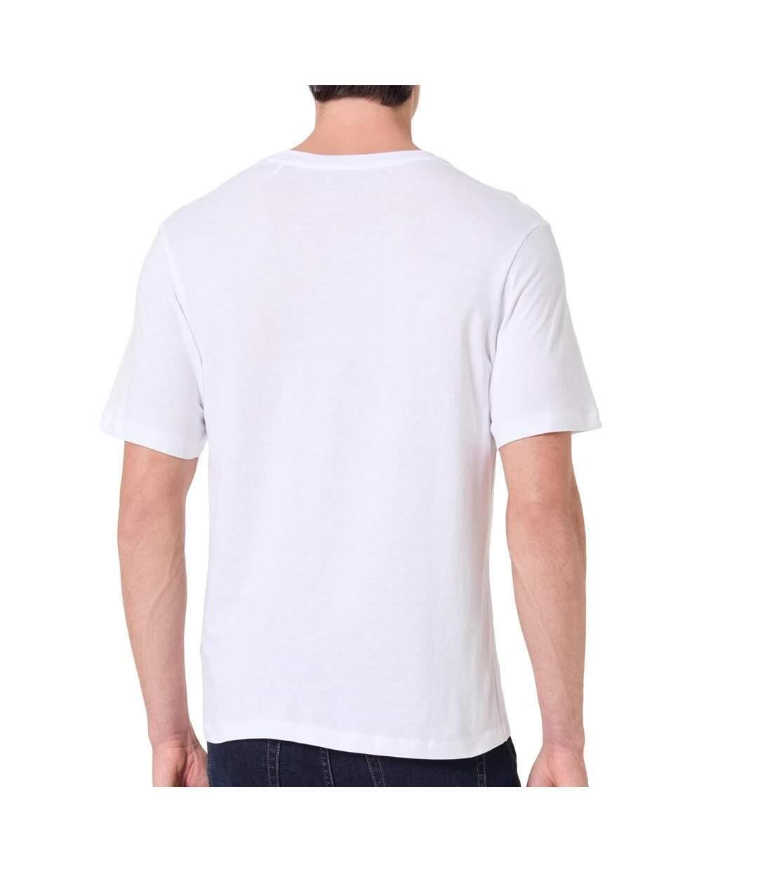 T-Shirt blanc homme pepe jeans pjl m nd-2
