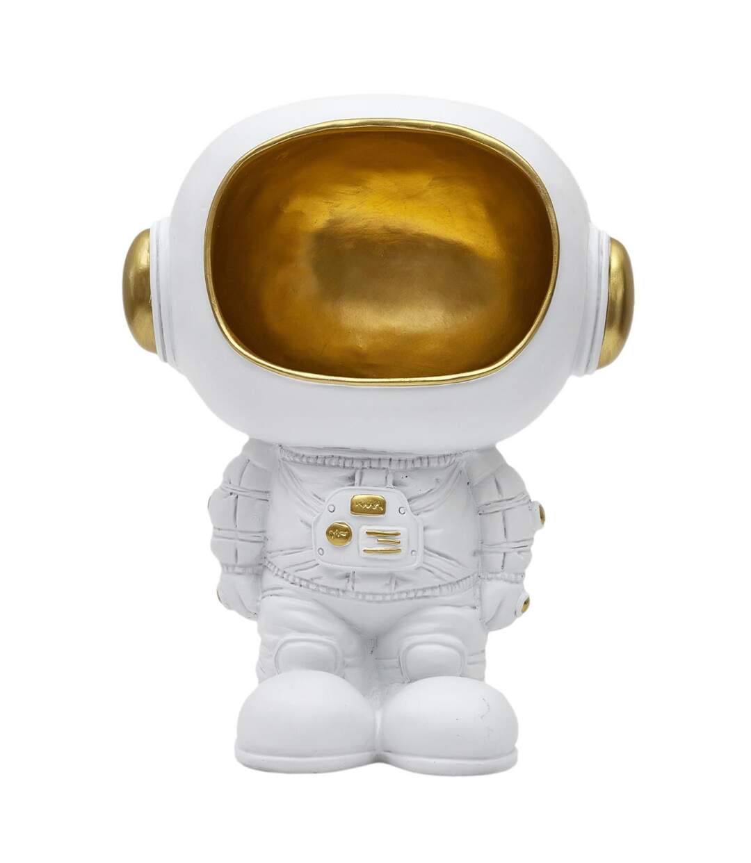 Vide-Poche Statue Astronaute 28cm Blanc-2