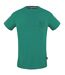T-shirt Motif/style Carreaux Sur Poche Homme Vert Aquascutum-1