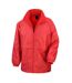 Mens microfleece lined jacket red Result Core