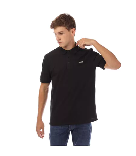 Mens Donos222 Polo Shirt Black Hugo