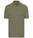 Polo manches courtes - Homme - JN070C - vert olive