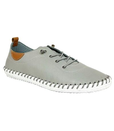 Tennis st ives femme gris / blanc Lunar