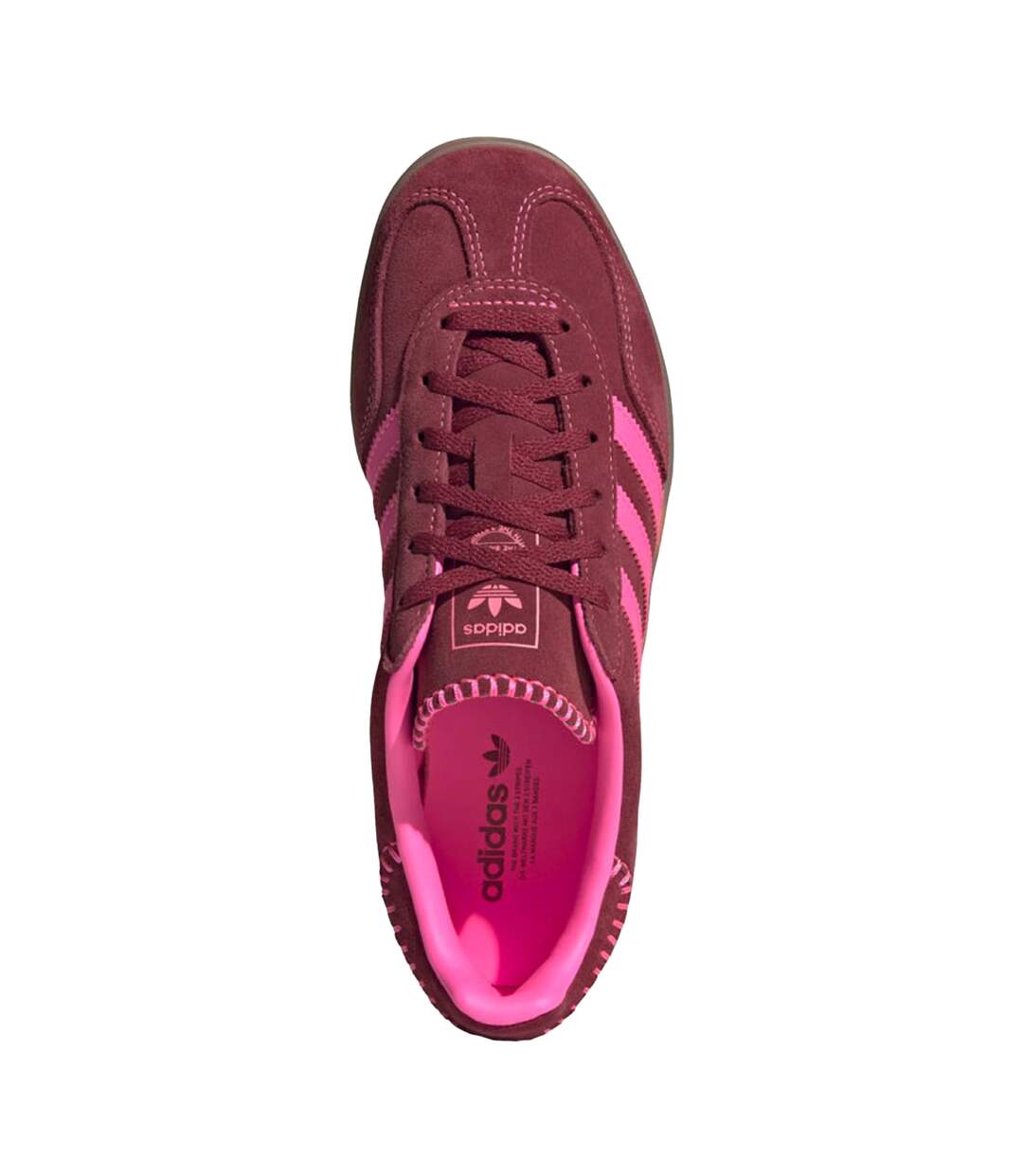 Baskets Gazelle Femme Rose Bordeaux Foncé Adidas-4