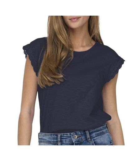 T-Shirt marine femme jdy salva