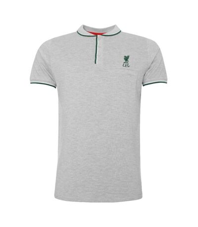 Liverpool FC Mens Polo Shirt (Grey) - UTTA7895
