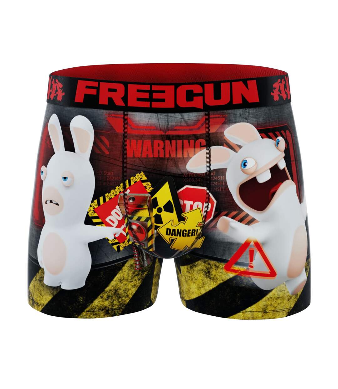 Lot de 4 boxers homme Lapins Crétins Freegun-4