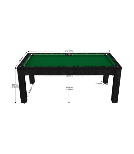 Billard convertible table 8 personnes Arizona + plateau 2 en 1 dinatoire et ping pong