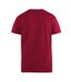 Duke Mens Signature 2 King Size Cotton V Neck T-Shirt (Red) - UTDC184
