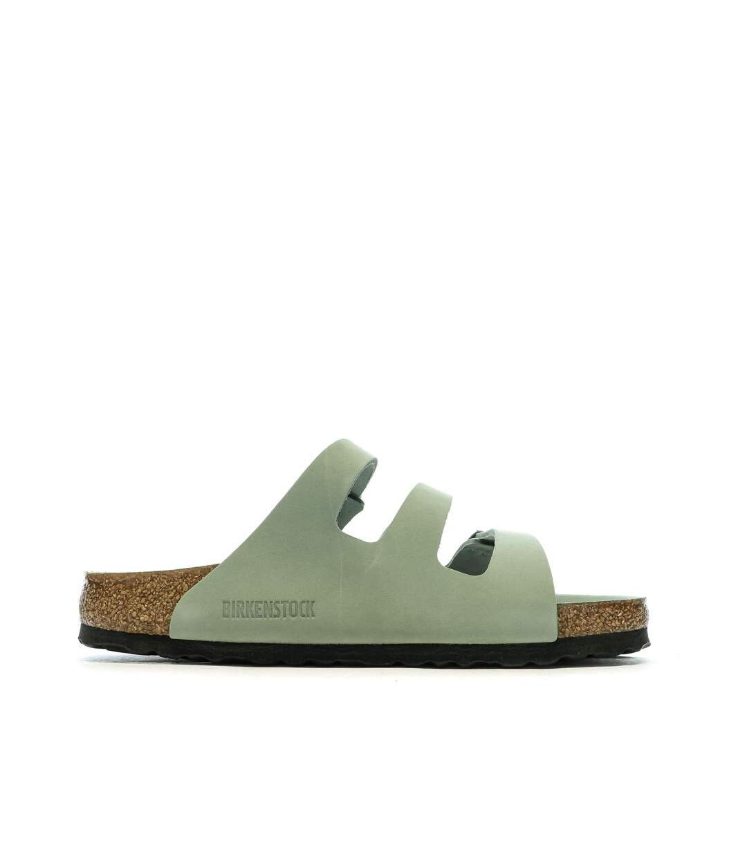 Sandales vertes femme birkenstock florida-2