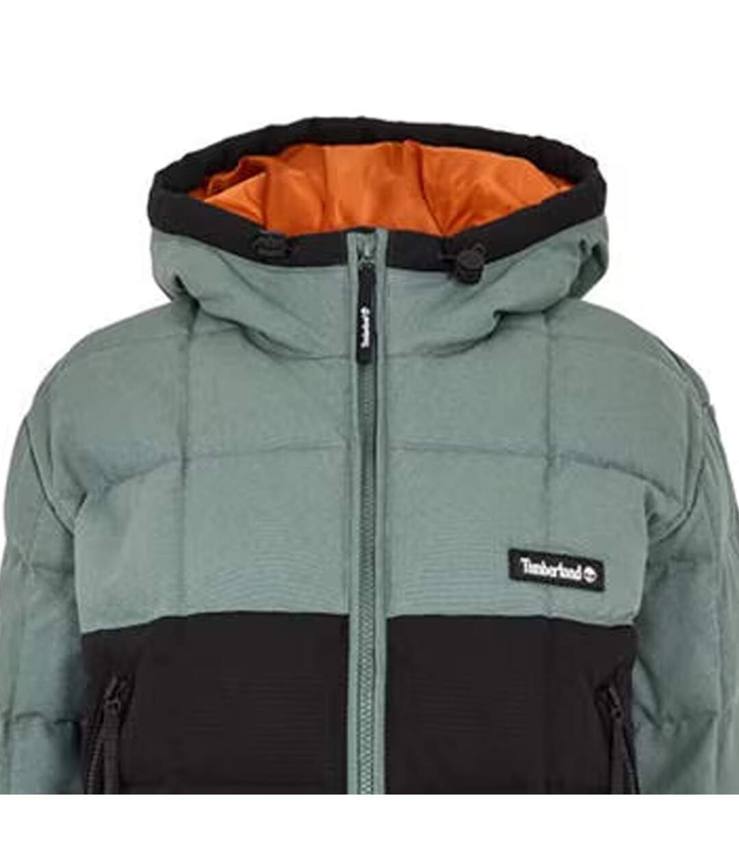 Doudoune Motif/style À Capuche Femme Vert De Gris Noir Timberland-3
