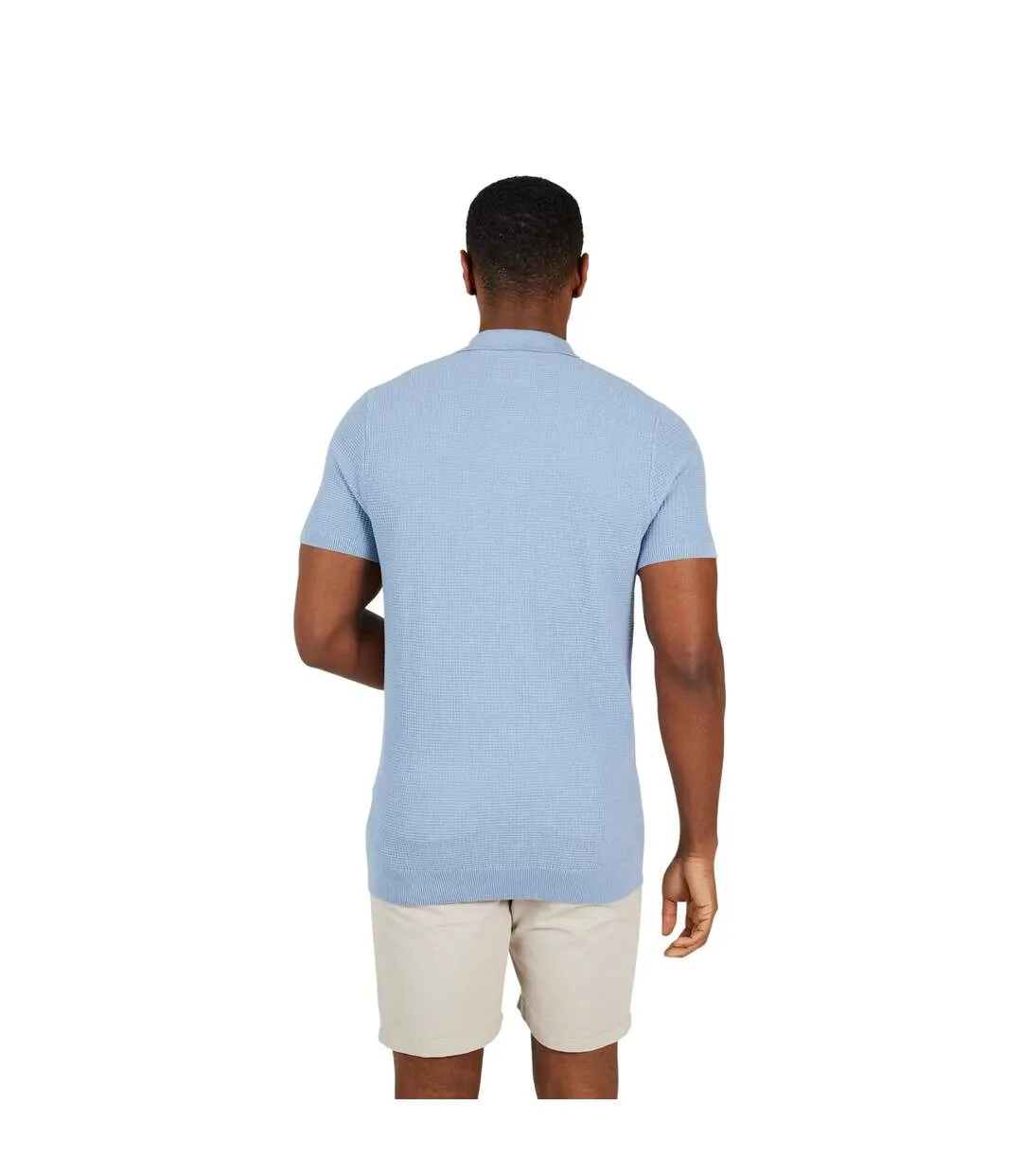 Polo Homme Bleu Clair Brave Soul-4