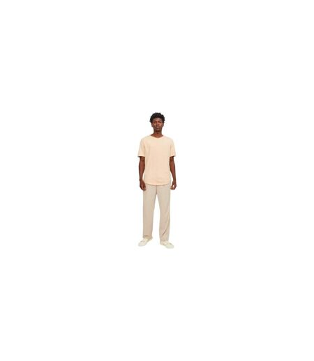 T-shirt Motif/style Uni Homme Abricot Jack And Jones